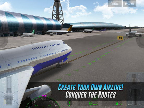 Airline Commander: Flight Game iPad app afbeelding 1