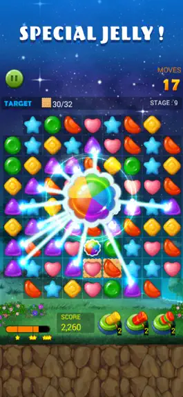 Game screenshot Jelly Star Night - Match 3 apk