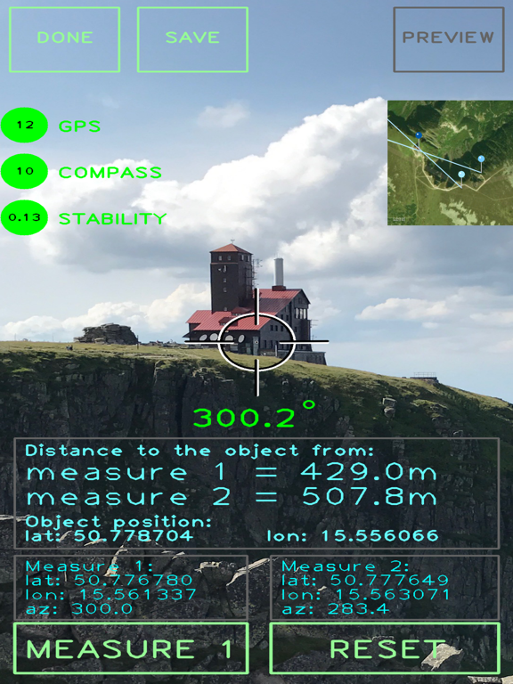 Screenshot #6 pour Geo Range Finder