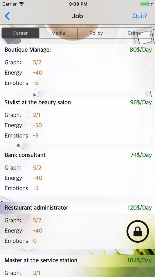 #2. Way to success: Life Simulator (iOS) 由: Nikita Poslanichenko