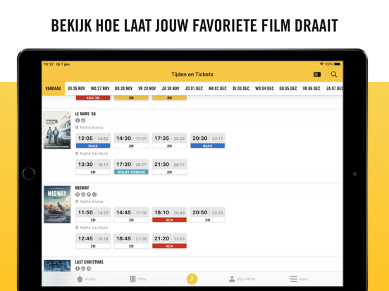 Pathé Nederland iPad app afbeelding 2