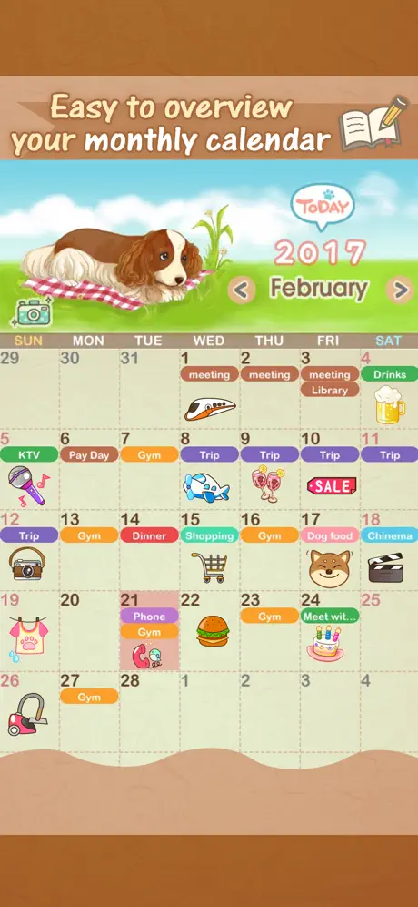 Dog's Life Calendar 狗狗‧生活日誌