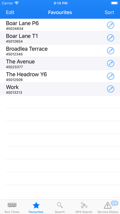 Screenshot #3 pour Bus Times - Yorkshire
