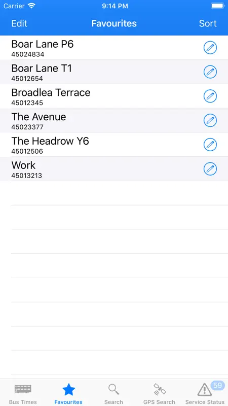 Bus Times - Yorkshire screenshot 3 of 5