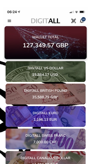 The Digitall Wallet screenshot