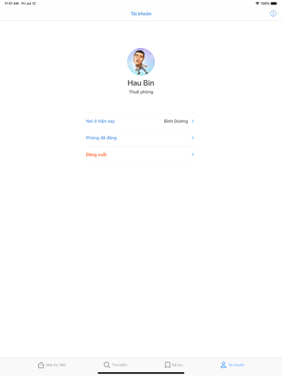 Nhà Trọ 360 - Thuê phòng iPad screenshot 6 - Lifestyle app