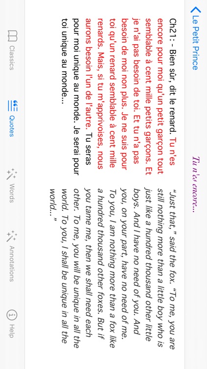 Bilingual French Classics screenshot-5