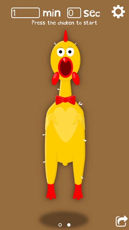 Screaming chicken weird sound