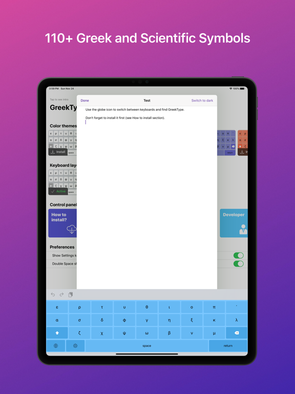 Screenshot #4 pour GreekType – Greek Letters