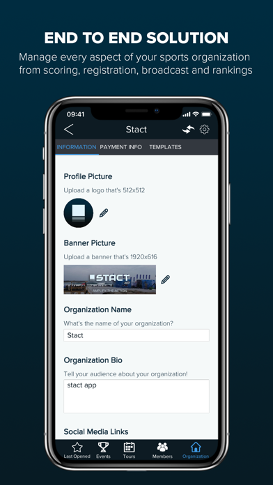 Stact - Event Manager Screenshot