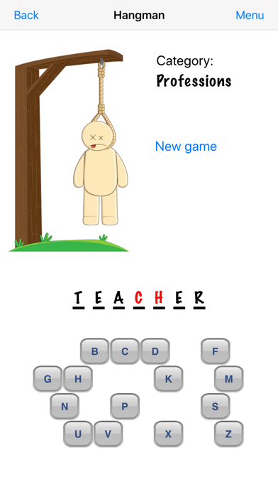 Hangman - The Best Game Screenshot