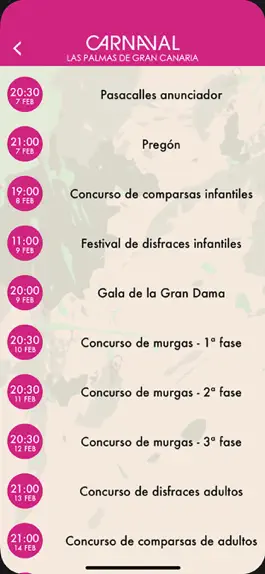 Game screenshot Carnaval de Las Palmas de GC hack