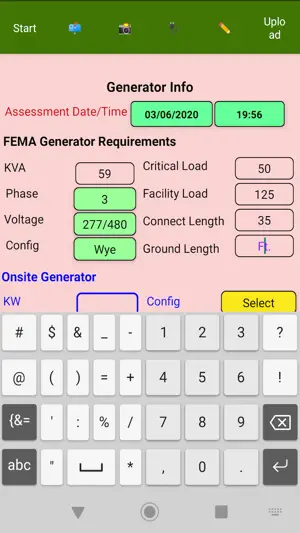 ESF#3 Generator Requirements screenshot 3