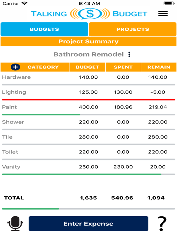 Screenshot #4 pour Talking Budget