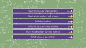 Dividing Fractions Trainer screenshot 1