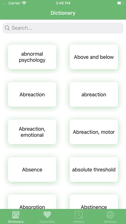 Psychology - Dictionary