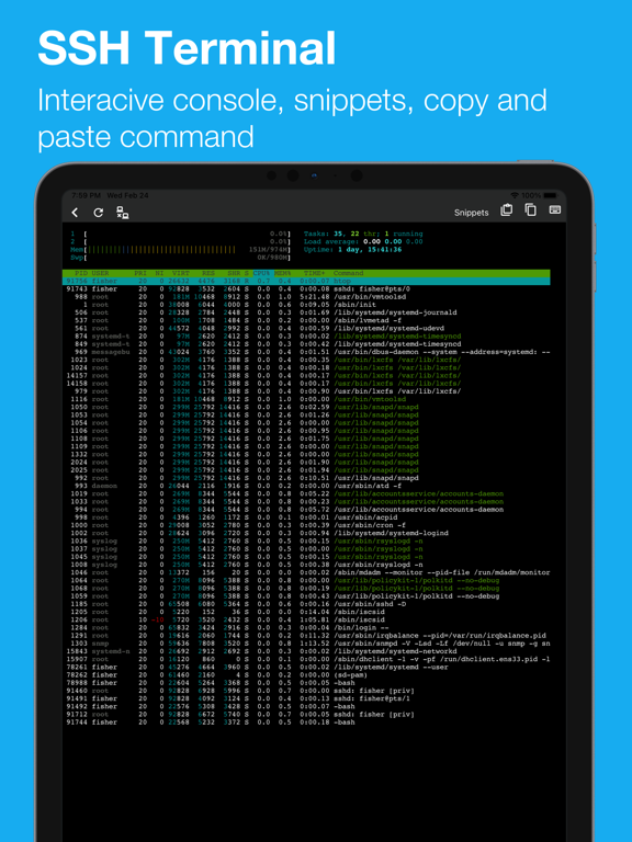 Screenshot #5 pour ServerDog Pro: Status, SSH