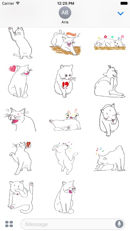 Lovely Pose of Cat Sticker