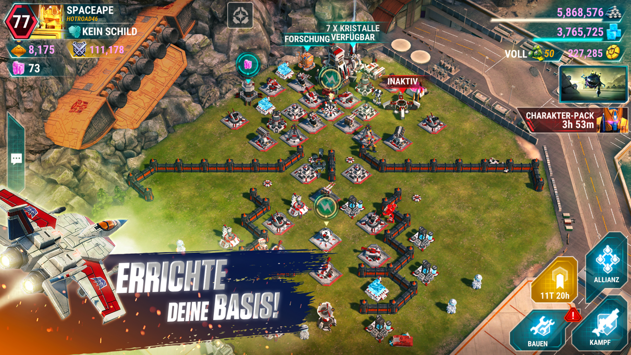 Transformers: Earth Wars iOS Mod IPA screenshot 1 - iOS game interface