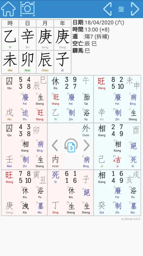 mQimen 奇门排盘