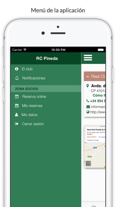 RCPineda Reserva Screenshot
