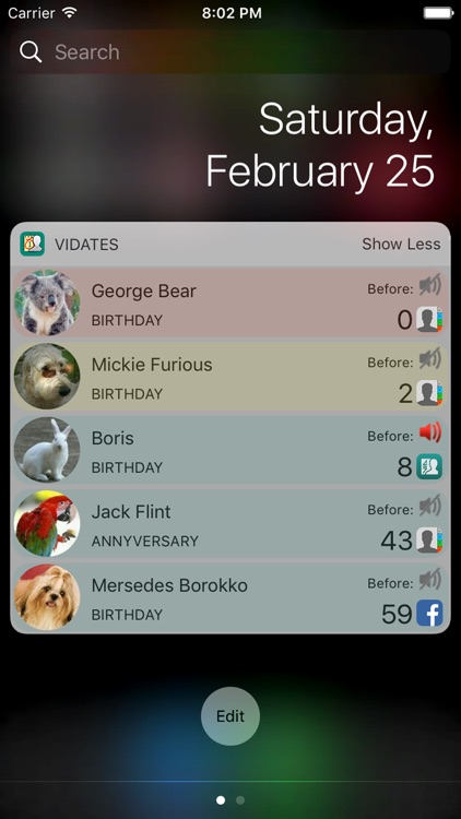 Birthdays & important dates screenshot-4