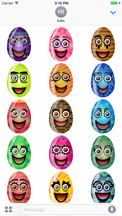 Screenshot #2 pour Easter Eggs Stickers