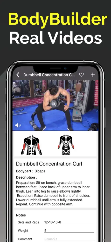 Gym Workout: Trainer & Tracker