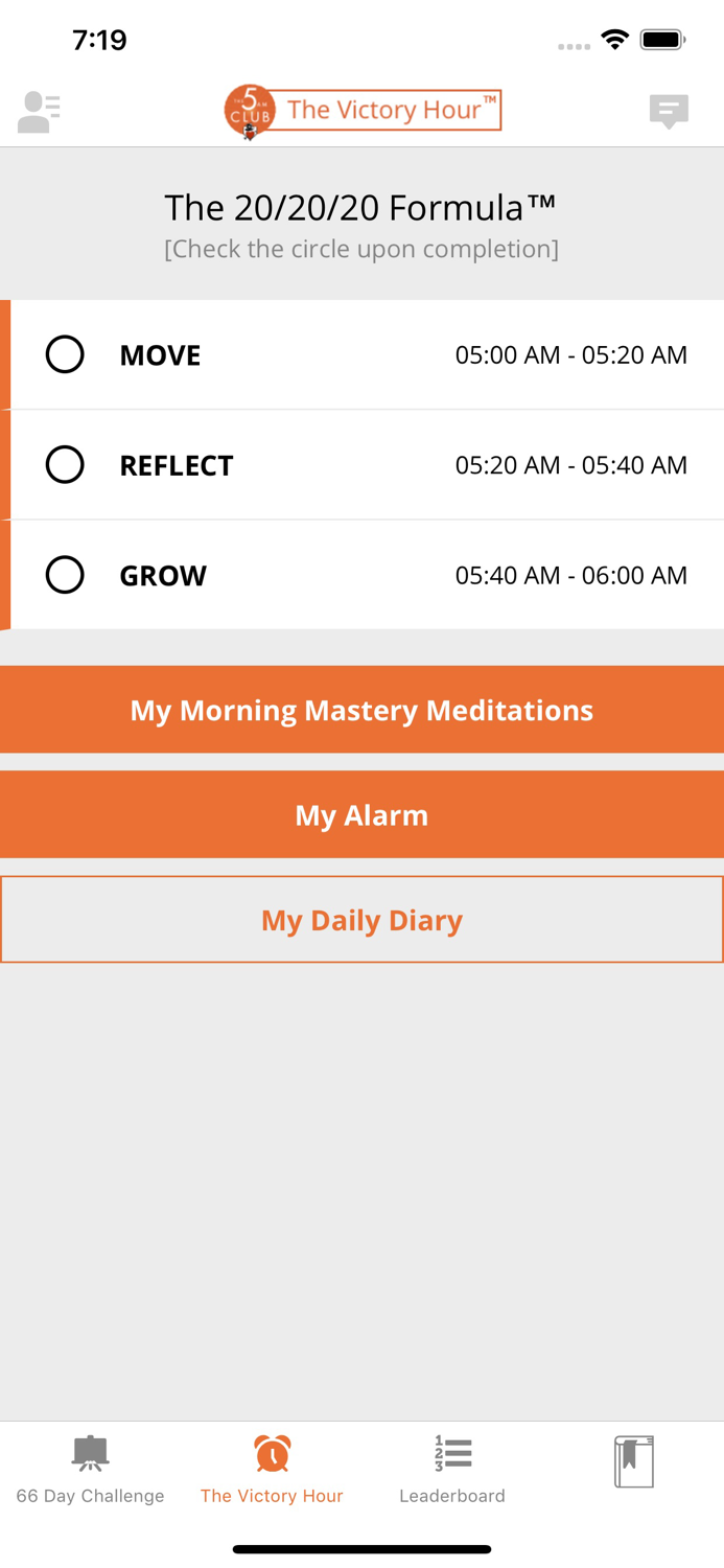 The 5AM Club-66 Days Challenge