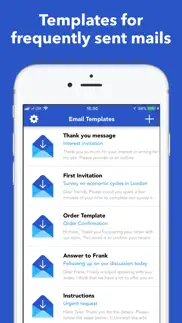 email templates iphone screenshot 1