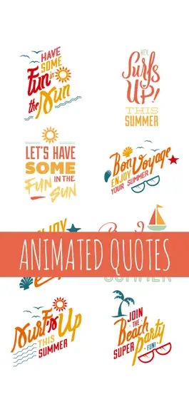 Game screenshot Hot Summer Animated Stickers apk