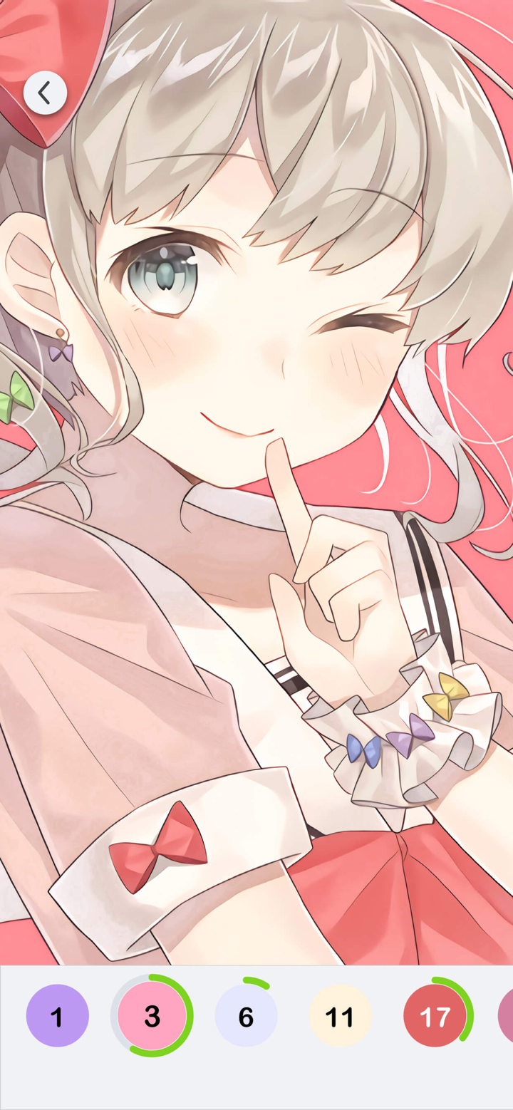 Anime Paint-動漫數字填色遊戲 screenshot 1