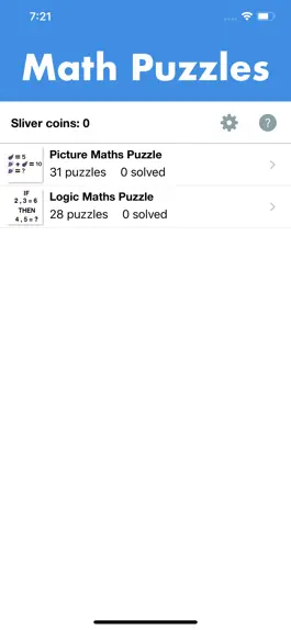 Game screenshot Math Puzzles by KPTech80 apk