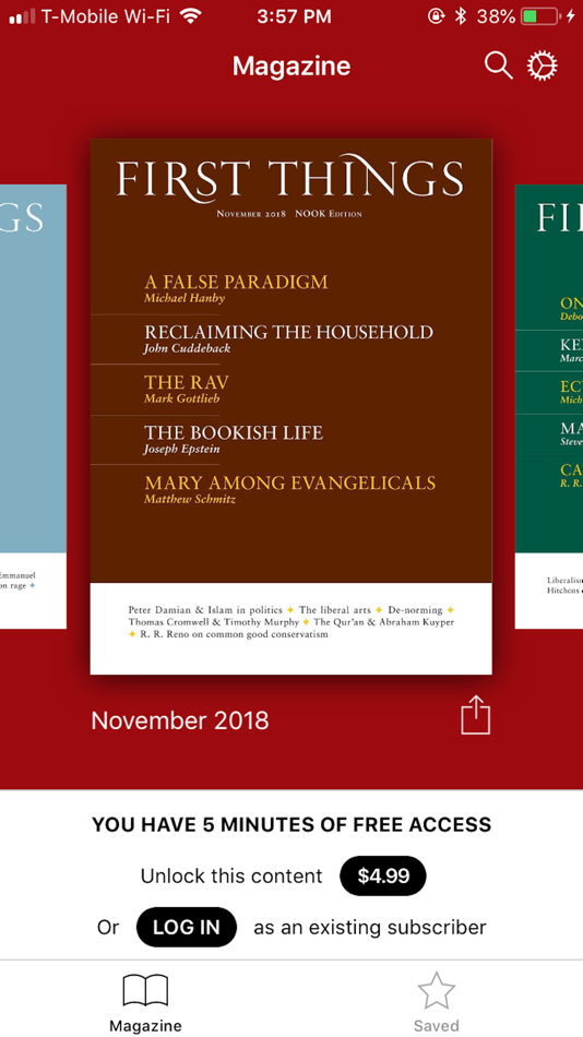 #1. First Things (iOS) 由: THE INSTITUTE ON RELIGION & PUBLIC LIFE INC