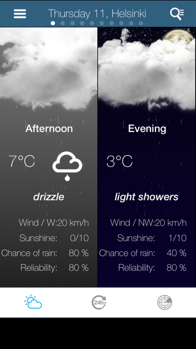 Weather for Finland Screenshot