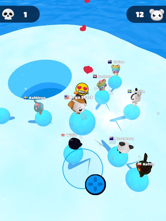 Screenshot #6 pour Petwar.io - Snowball war