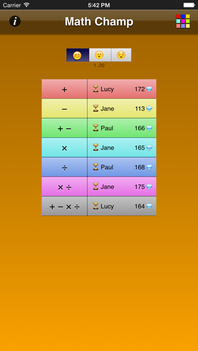 Screenshot #1 pour Math Champ Game