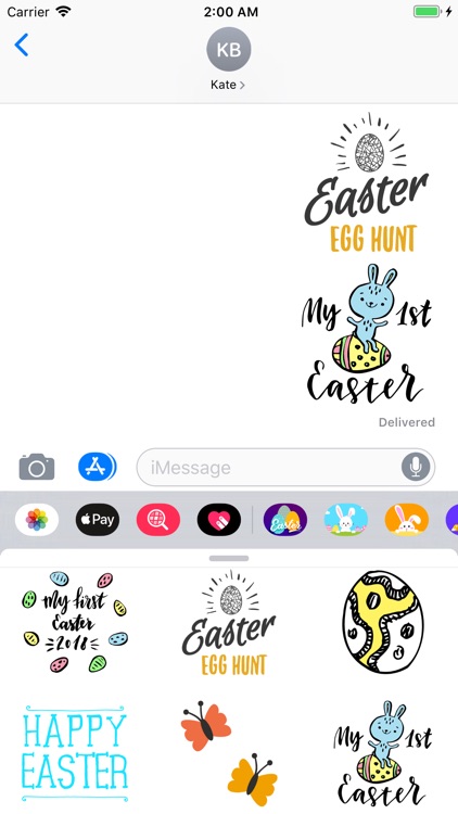 Happy Easter Egg Hunt Sticker