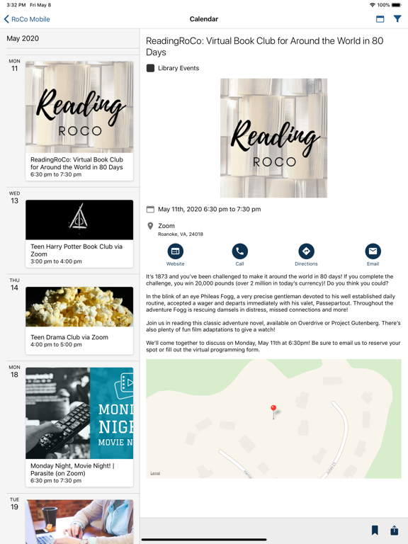 RoCo Mobile iPad screenshot 2 - Lifestyle app