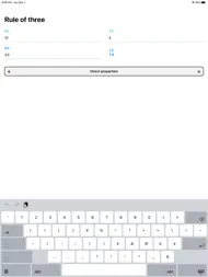 Rule of Three - Calculator ipad bilder 0