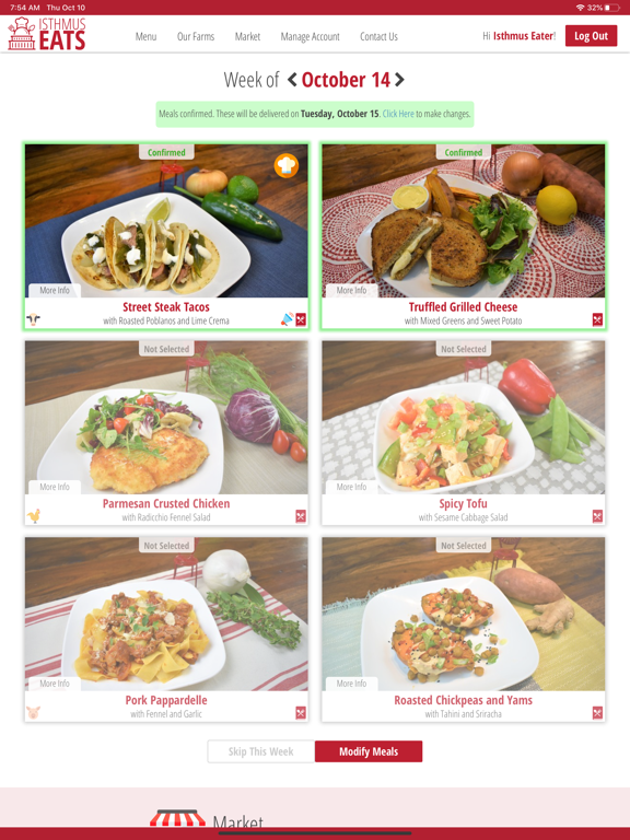 Isthmus Eats iPad screenshot 2 - Food & Drink app