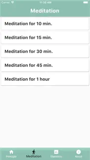 How to cancel & delete walk meditation 1