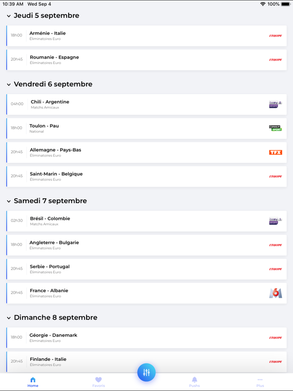 Screenshot #4 pour Programme Foot