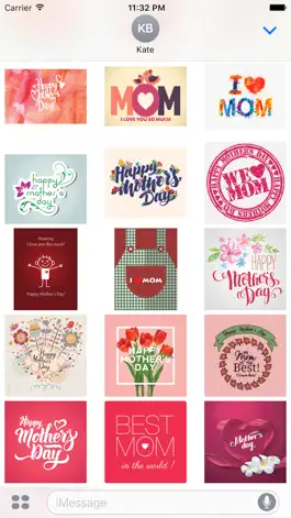 Game screenshot Mother's Day Stickers apk