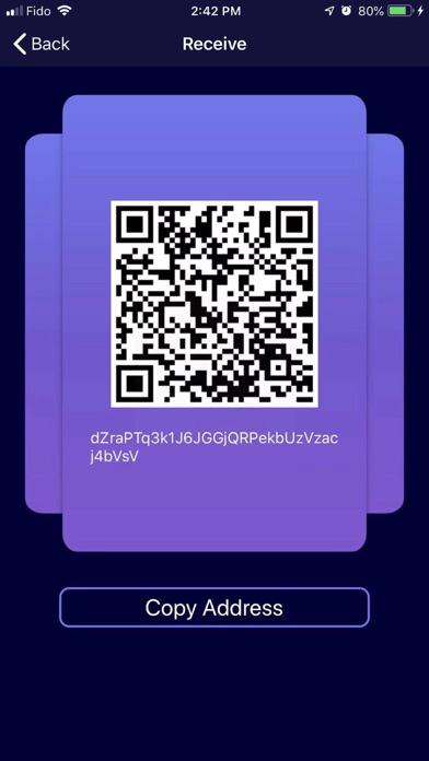 Dappley Wallet Screenshot