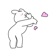 Bunny Valentine Animated app icon - Stickers app for iPhone