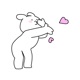 Bunny Valentine Animated app icon - Stickers app for iPhone