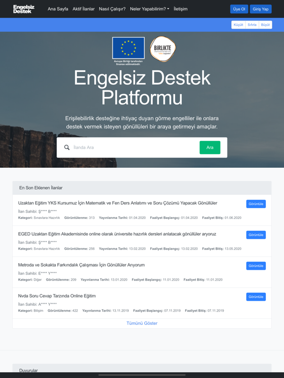 Screenshot #5 pour Engelsiz Destek