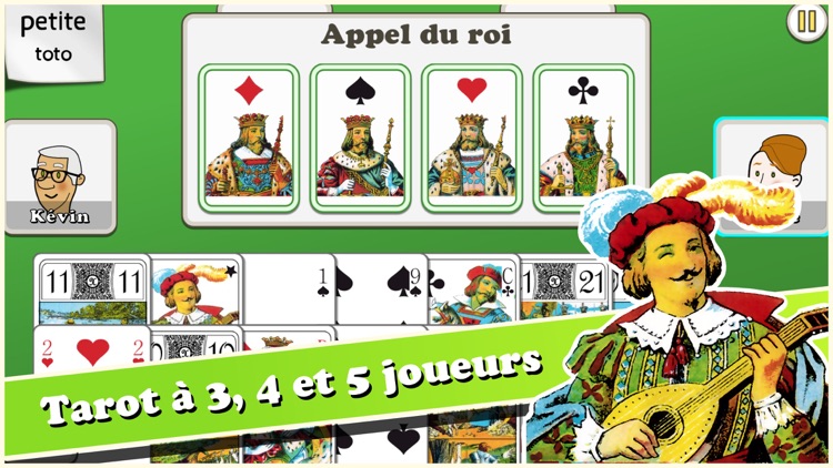 Jeu de Tarot (3, 4, 5 joueurs) screenshot-3