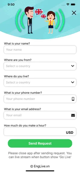 Game screenshot EngLive apk